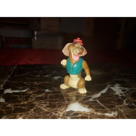 Vintage All Dogs Go To Heaven "Itchy" PVC Figure Toy 1989 Wendy's - Picture 1 of 7